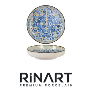 Tazón Bluet Ø 22 cm A 4 cm, Porcelana Fina Premium con Impresión Digital, Porcelana Rinart - Product Image 4