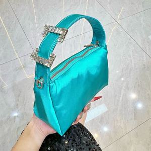 Nouveau Sac à Main <span class=keywords><strong>de</strong></span> Soirée en Satin pour Femme 2026 – Élégant Sac à Main pour Fille avec Poignée Réglable, Pochette <span class=keywords><strong>de</strong></span> Soirée Formelle, Sac à Bandoulière Chaîne Petit Format - Product Image 1