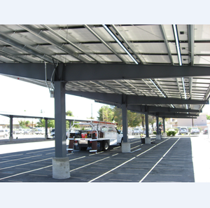 Nouvelle structure de stationnement solaire en acier préfabriquée imperméable, <span class=keywords><strong>garage</strong></span> automobile indépendant et mini-entrepôt <span class=keywords><strong>à</strong></span> <span class=keywords><strong>louer</strong></span> - Product Image 2