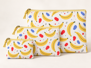 Bolsa con Cierre de Patrón Geométrico Personalizado, Tamaño Mediano, Textil de Moda, Uso Diario, 3 Piezas, Lona 100% RPET, MOQ Bajo - Product Image 2