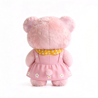 Ours en peluche moelleux avec robe, jouet animal en peluche, ours en peluche pas cher, jouet animal en peluche en gros, ours en peluche mignon