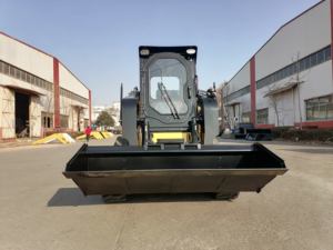 热卖中国柴油迷你滑移转向履带式装载机土方机械滑移转向装载机带铲斗 - Product Image 5