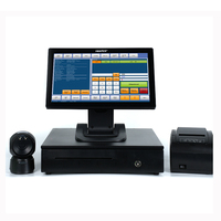 Mesin Kasir Layar Sentuh OEM ODM 15/15.6'' untuk Supermarket, Mesin POS Offline, Sistem Point of Sale