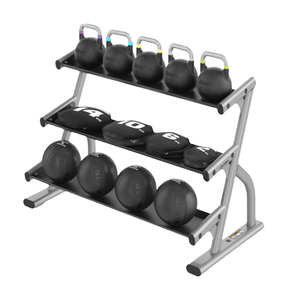Support de Rangement pour Haltères à Trois Niveaux QLK Gym Machines, Équipement de Fitness et d'Entraînement de Force LK-084 - Product Image 1