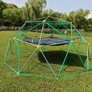Hot sale new kids outdoor 10FT Climbing dome with hammock