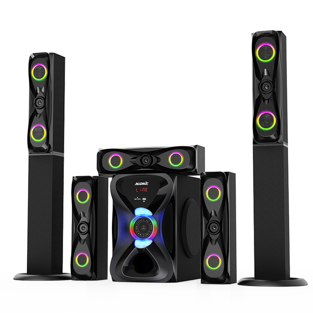 Theater Projector Wireless Super Bass Karaoke Big Music Soundbar Speaker Home Theatre System 5.1 Tower Audio Computer