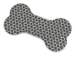 Mangkuk silikon portabel pemberi makan lambat, mangkuk anjing dengan bentuk tulang tidak licin untuk latihan hewan peliharaan mudah dibawa & pengumpan - Product Image 3