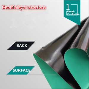 Hoja de goma antiestática segura ESD para pisos Servicio de procesamiento de corte personalizado disponible - Product Image 5