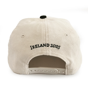 Cappello da Baseball in Corduroy Bicolore Verde con Logo Personalizzato, Visiera Curva Multicolore e Ricamo, Stile Snapback - Product Image 3