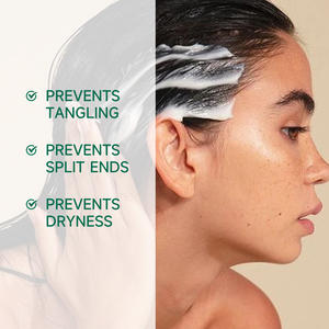 Krim perbaikan rambut tingkat Premium Vegan 500ml kondisioner Deep Conditioner pelembap kontrol mengeriting mempunyai kelapa - Product Image 6