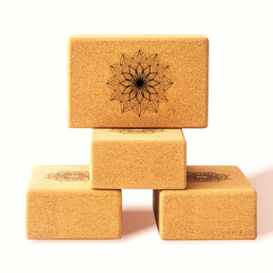 Tianlei Nhà Sản Xuất Nhà Máy Bán Buôn Tùy Chỉnh Nút Chai Gạch, Yoga Khối Gạch, Yoga Gạch Với Logo - Product Image 1