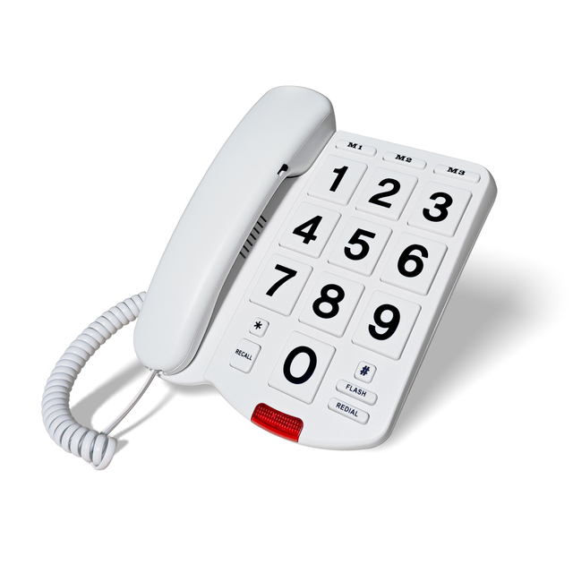 Wholesale Big Button Large Keypad Landline Telephone Set with Amplifier for Elderly