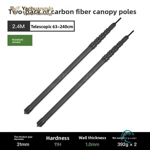 Poteau et tube télescopiques en fibre de carbone légers Tuolilai, options de longueur 13m/16m, utilisation en extérieur - Product Image 6
