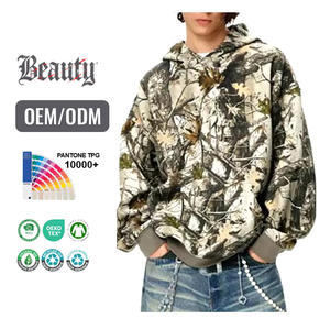 Giubbotto a sbuffo da uomo <span class=keywords><strong>Oversize</strong></span> marrone con Zip corto a quadri con cappuccio con <span class=keywords><strong>camicia</strong></span> invernale ricamata tecniche di stampa digitale - Product Image 1