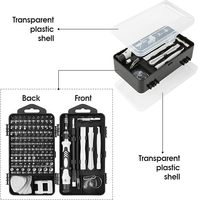 Kit d'outils de réparation magnétique 115 en 1 de qualité professionnelle Kit d'outils électroniques Micro embouts magnétiques pour réparation de tablette, PC, iPhone, PS4