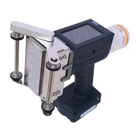 Printer Label Inkjet Genggam Android 32 Dot Matrix Karakter Besar Transmisi Nirkabel Penggunaan Terus Menerus 8+ Jam Baru