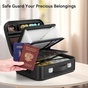 Chống cháy hộp tài liệu trường hợp khó khăn chống cháy hộp với khóa xách tay cứng-shell chống cháy khả năng chịu nước - Product Image 2