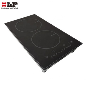 Table de cuisson à induction double verticale 3500W, cuisinière électrique encastrable, plaque à induction 2 brûleurs - Product Image 5