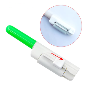 <span class=keywords><strong>ZR</strong></span> personnalisé pêche de nuit Clip-on rouge/vert/capteur intelligent Flash lumière LED canne à pêche lumière 0.5 ~ 4.5mm tiges tige pointe lumière RT80 - Product Image 1