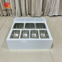 Plateau de service en métal au design élégant, nouveau modèle, pour popcorn et snacks, style Usherette, idéal pour les mariages et les fêtes