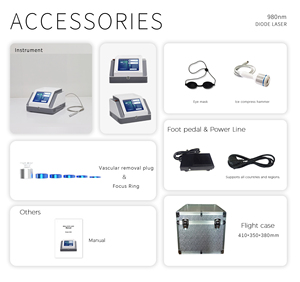 Máquina Láser de Diodo Multifuncional de 980nm para Eliminación de Hongos en las Uñas, Eliminación Vascular y Fisioterapia - Product Image 5