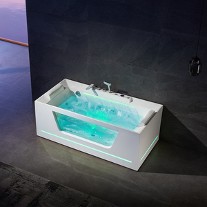 Bañera Portátil Moderna para Adultos, Bañera de Hidromasaje Independiente para Interiores - Product Image 2
