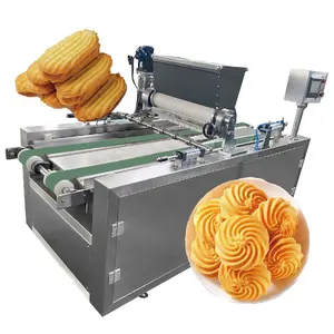 Máquina pequeña para galletas, máquina para hacer galletas con cortador de alambre para galletas, depositor