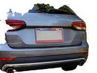Cadre de plaque d'immatriculation personnalisé avec logo, strass scintillants, support de plaque de voiture en cristal pour cadeaux de concessionnaires automobiles