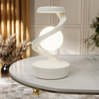 Veilleuse en Lévitation, Chargeur Sans Fil et Lampe de Chevet LED RGB avec Décoration à Détection de Mouvement pour Chambre
