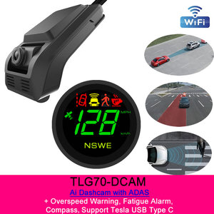 Toàn Bộ thiết lập phổ ADAS Dashcam đầu lên hiển thị đồng hồ tốc độ cho quản lý Hạm Đội thuê xe Mate - Product Image 4