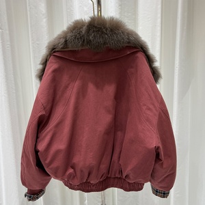 OUDINA Manteau d'hiver tendance et élégant, parka en duvet à col en <span class=keywords><strong>fourrure</strong></span> épaisse, manteau en <span class=keywords><strong>fourrure</strong></span> pour femmes - Product Image 2