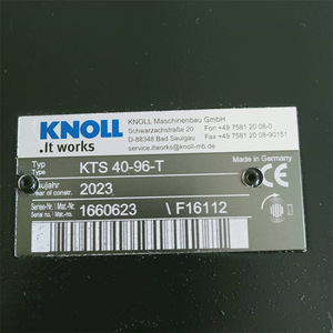 Pompe à vis hydraulique KNOLL KTS 40-96-T, pièces détachées industrielles en acier, fabriquées en Allemagne - Product Image 3