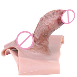 Strap on Hollow <b>Dildo</b> Pants Wearable Penis Sleeve Panties Male <b>Dildo</b> Enhancer Penis Extender Sex Toy for Men Wholesale Price - Product Image 6