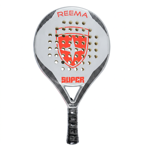 Perforated Padel Racket Carbon Frame 38 mm Paddle Tennis Racquet <b>EVA</b> Stroke Memory for Training Match Play - Product Image 1