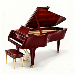 공장 맞춤형 고급 전문 콘서트 그랜드 피아노 클래식 다크 레드 대형 원목 기계식 액션 88키 - Product Image 1