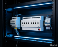 Actionneur de commutation KNX S108.1 230V 20A IP20 Courbe BCD C pour l'automatisation des bâtiments, la maison intelligente et le contrôle de l'éclairage KNX