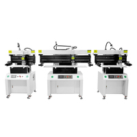 Imprimante de pâte à souder semi-automatique LED SMT pour impression de circuits imprimés PCBA Machines de fabrication de grande précision