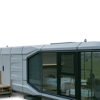 Capsule spatiale habitable prête à l'emploi, maison mobile, hôtel conteneur, maisons conteneurs haut de gamme pour hôtels et résidences
