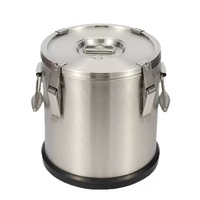 Chauffe-plat isotherme professionnel 25L en acier inoxydable avec couvercle plat et contrôle automatique de la température pour service buffet