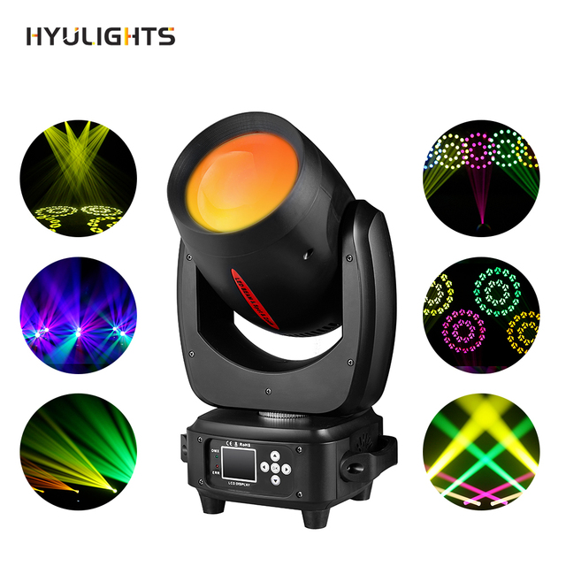 High Quality 200W RGBW LED Beam Moving Head Stage Light with DMX Control for Wedding Clubs Disco DJ Parties