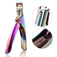 Ciseaux professionnels portables en forme de U, tondeuse à faux ongles, outils de manucure, coupe-ongles