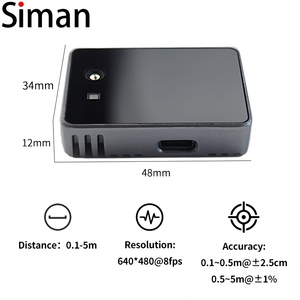Sensor de Distancia LiDAR de Estado Sólido de Alto Rango Dinámico para Percepción 3D en Interiores y Detección de Vida con Rango de 0.1-5m - Product Image 2
