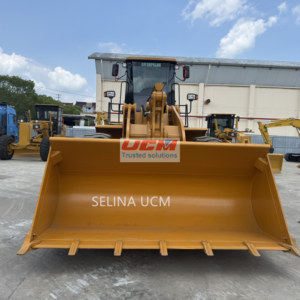 Caterpillar usado para cargadora de ruedas CAT 966H de Japón, cargador frontal de carga nominal de 6 toneladas para componentes básicos de granjas, incluye bomba - Product Image 5