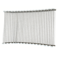 Bande transporteuse en maille d'acier inoxydable résistante à la chaleur pour fours de cuisson, de durcissement et de recuit industriel des grains