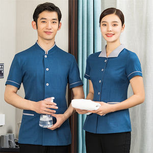 Vente en gros d'usine, chemise à manches courtes pour le personnel de nettoyage, réceptionniste, service en chambre, personnel de ménage, hôtel, restaurant - Product Image 3