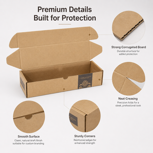 Cajas de Cartón Corrugado Ecológicas Recicladas de Fábrica Propia con Laminado Mate y Diseño en Relieve, Grosor de 2 mm, para Envíos y Embalaje de Regalos - Product Image 3