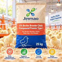 Aliment pour poussins reproducteurs Jinmao 6% : Poudre de minéraux et oligo-éléments avec enzymes pour favoriser la nutrition des poussins/poules – Additif