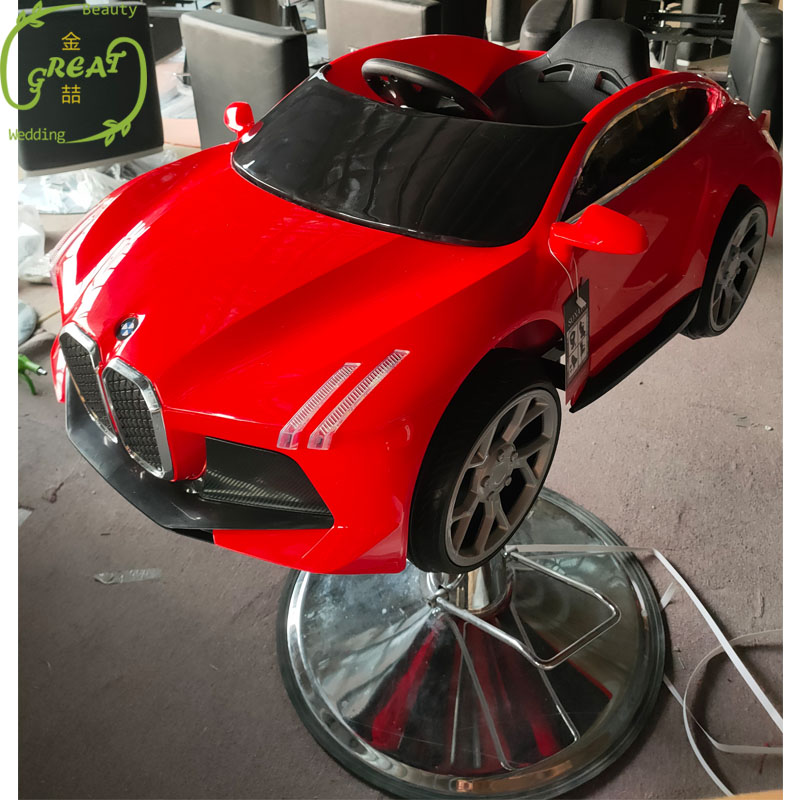 Great Foshan Factory Hot Sale Hair Cutting Chair Salon Stylist Modern Red Hair Kids Salon Chair For Children