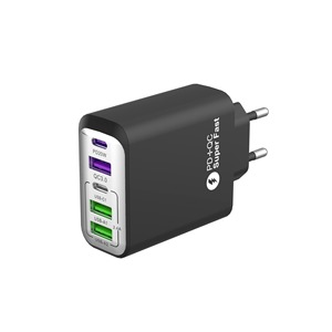 Caricabatterie Universale Rapido GaN PD 65W con Doppia Porta A+C per Laptop/Telefono/Auricolari con <span class=keywords><strong>3</strong></span> Prese EU/<span class=keywords><strong>US</strong></span>/UK per Viaggi - Product Image 2