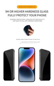 ฟิล์มกระจกนิรภัยแบบกันมอง รุ่น i18pro 3A คุณภาพสูง สำหรับ iPhone 17 16 15 14 13 12 11 Pro Max ใช้กับโทรศัพท์มือถือ - Product Image 3